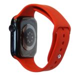 Ремешки для Apple Watch 38/40/41 mm Sport Band силиконовый (размер L) <темно-красный>