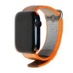 Ремешки для Apple Watch 42/44/45/49 mm плетеный нейлон <оранжевый>