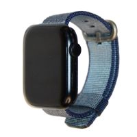 Ремешки для Apple Watch 42/44/45/49 mm плетеный нейлон <синий> ― Оптовый PromiseMobile