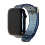 Ремешки для Apple Watch 42/44/45/49 mm плетеный нейлон <синий>