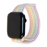 Ремешки для Apple Watch 42/44/45/49 mm спортивный на липучке <радуга> ― Оптовый PromiseMobile