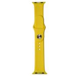 Ремешки для Apple Watch 42/44/45/49 mm Sport Band силиконовый (размер L) <канареечный>