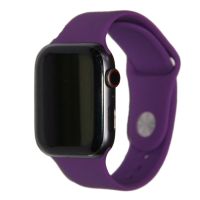 Ремешки для Apple Watch 42/44/45/49 mm Sport Band силиконовый (размер L) <пурпурный> ― Оптовый PromiseMobile