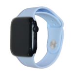 Ремешки для Apple Watch 42/44/45/49 mm Sport Band силиконовый (размер L) <небесно-голубой>