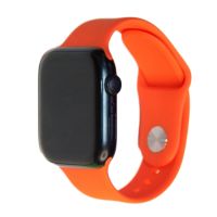 Ремешки для Apple Watch 42/44/45/49 mm Sport Band силиконовый (размер S) <оранжевый> ― Оптовый PromiseMobile
