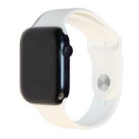 Ремешки для Apple Watch 42/44/45/49 mm Sport Band силиконовый (размер L) <белый> ― Оптовый PromiseMobile