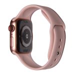 Ремешки для Apple Watch 42/44/45/49 mm Sport Band силиконовый (размер L) <розовый песок>