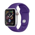 Ремешки для Apple Watch 42/44/45/49 mm Sport Band силиконовый (размер S) <темный индиго>