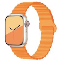 Ремешок для Apple Watch 38/40/41 mm силиконовый на магните №3 <оранжевый> ― Оптовый PromiseMobile