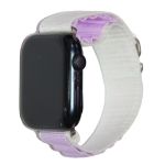 Ремешок для Apple Watch 38/40/41 mm Alpine Loop текстиль <бело-фиолетовый>