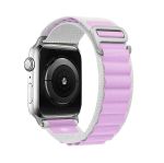 Ремешок для Apple Watch 38/40/41 mm Alpine Loop текстиль <бело-фиолетовый>