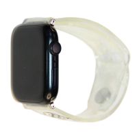 Ремешок для Apple Watch 38/40/41 mm силиконовый прозрачный (рис. 002) ― Оптовый PromiseMobile