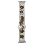 Ремешок для Apple Watch 38/40/41 mm силиконовый прозрачный (рис. 003)