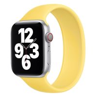 Ремешок для Apple Watch 38/40/41 mm Sport Band монобраслет силиконовый (размер L/160 мм) <канареечный> ― Оптовый PromiseMobile