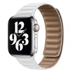 Ремешок для Apple Watch 42/44/45/49 mm силиконовый на магните №2 <белый>