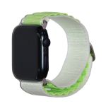 Ремешок для Apple Watch 38/40/41 mm Alpine Loop текстиль <бело-зеленый>