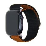 Ремешок для Apple Watch 38/40/41 mm Alpine Loop текстиль <черно-коричневый>