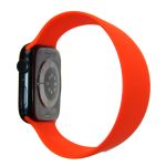 Ремешок для Apple Watch 38/40/41 mm Sport Band монобраслет силиконовый (размер L/160 мм) <красный>