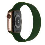 Ремешок для Apple Watch 38/40/41 mm Sport Band монобраслет силиконовый (размер M/140 мм) <темно-зеленый>