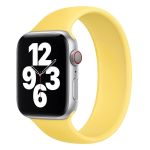 Ремешок для Apple Watch 42/44/45/49 mm Sport Band монобраслет силиконовый (размер M/170 мм) <канареечный>