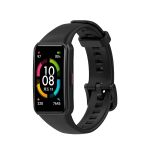 Ремешок для Honor Band 6 (ARG-B39) силиконовый <черный>