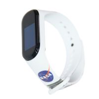 Ремешок для Xiaomi Mi Band 3, Mi Band 4 силиконовый WB01 (рис. 022) ― Оптовый PromiseMobile