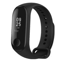 Ремешок для Xiaomi Mi Band 3, Mi Band 4 силиконовый <черный> ― Оптовый PromiseMobile