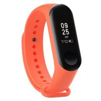 Ремешок для Xiaomi Mi Band 3, Mi Band 4 силиконовый <оранжевый> ― Оптовый PromiseMobile