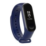 Ремешок для Xiaomi Mi Band 3, Mi Band 4 силиконовый <синий>