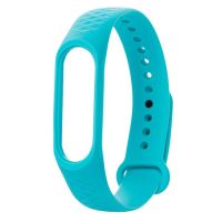 Ремешок для Xiaomi Mi Band 3, Mi Band 4 силиконовый Рельеф <темно-зеленый> ― Оптовый PromiseMobile