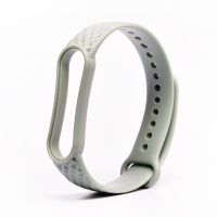 Ремешок для Xiaomi Mi Band 5 ребристый <серый> ― Оптовый PromiseMobile