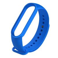 Ремешок для Xiaomi Mi Band 5, Mi Band 6 силиконовый <светло-синий> ― Оптовый PromiseMobile