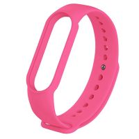 Ремешок для Xiaomi Mi Band 5, Mi Band 6 силиконовый <розовый> ― Оптовый PromiseMobile
