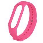 Ремешок для Xiaomi Mi Band 5, Mi Band 6 силиконовый <розовый>