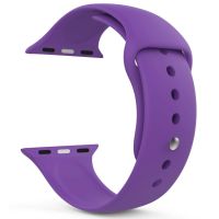 Ремешки для Apple Watch 38/40/41 mm Sport Band силиконовый (размер L) <пурпурный> ― Оптовый PromiseMobile