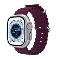 Ремешки для Apple Watch 38/40/41 mm Ocean Band силиконовый <бордовый> ― Оптовый PromiseMobile