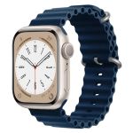 Ремешки для Apple Watch 38/40/41 mm Ocean Band силиконовый <темно-синий>