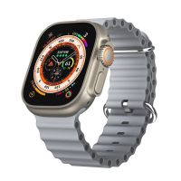 Ремешки для Apple Watch 38/40/41 mm Ocean Band силиконовый <серый> ― Оптовый PromiseMobile