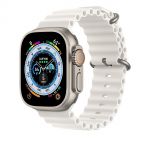 Ремешки для Apple Watch 38/40/41 mm Ocean Band силиконовый <белый>
