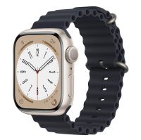 Ремешки для Apple Watch 42/44/45/49 mm Ocean Band силиконовый <черный> ― Оптовый PromiseMobile