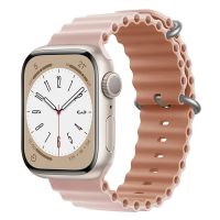Ремешки для Apple Watch 42/44/45/49 mm Ocean Band силиконовый <бежевый> ― Оптовый PromiseMobile