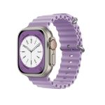 Ремешки для Apple Watch 42/44/45/49 mm Ocean Band силиконовый <светло-фиолетовый>