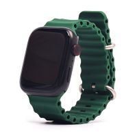 Ремешки для Apple Watch 38/40/41 mm Ocean Band силиконовый <зеленый> ― Оптовый PromiseMobile