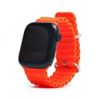 Ремешки для Apple Watch 38/40/41 mm Ocean Band силиконовый <оранжевый> ― Оптовый PromiseMobile