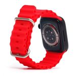 Ремешки для Apple Watch 38/40/41 mm Ocean Band силиконовый <красный>