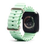 Ремешки для Apple Watch 42/44/45/49 mm Ocean Band силиконовый <мятный>