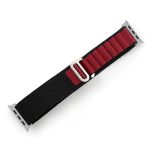 Ремешок для Apple Watch 42/44/45/49 mm Alpine Loop текстиль <черно-бордовый>
