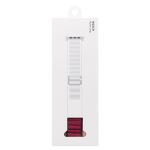 Ремешок для Apple Watch 42/44/45/49 mm Alpine Loop текстиль <черно-бордовый>