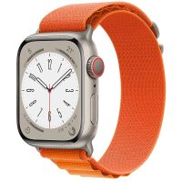 Ремешок для Apple Watch 42/44/45/49 mm Alpine Loop текстиль <оранжевый> ― Оптовый PromiseMobile