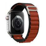 Ремешок для Apple Watch 38/40/41 mm Alpine Loop текстиль <черно-коричневый>
